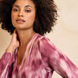 Lofty Manner Dress Alou | Mauve Ombre in Diverse tinten, Losvallend; soepel vallend silhouet
