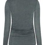 Productfoto achterkant top Lofty Manner Kelly in dark mint | Jo&Co Club