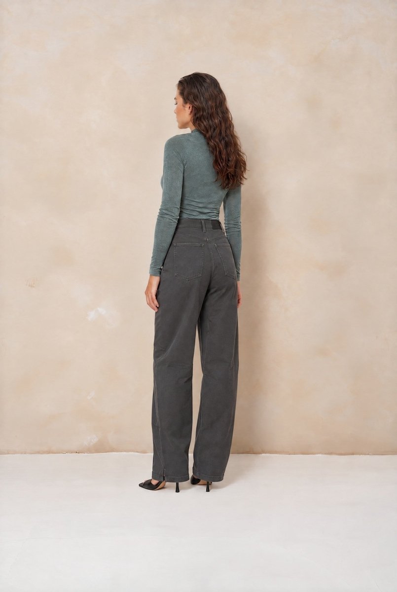 Achterkant col top Lofty Manner Kelly met lange mouwen | Jo&Co Club