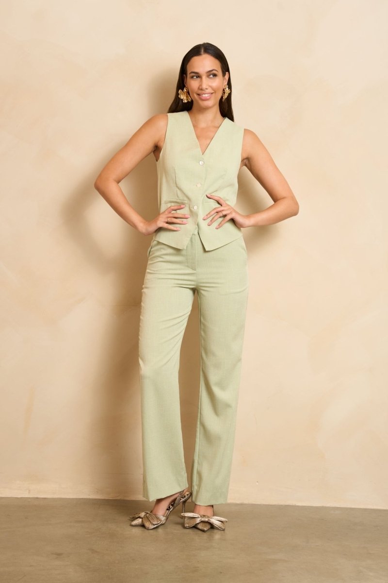 Lofty Manner Gilet Shirin in mint