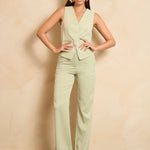 Lofty Manner Gilet Shirin in mint