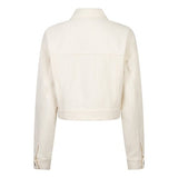 Lofty Manner Jacket Iselin | Ecru in Gebroken wit, Kort
