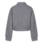 productfoto van het julia jacket van lofty manner in grijs.