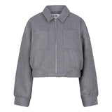 productfoto van het julia jacket van lofty manner in grijs