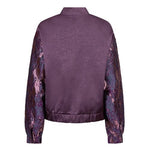 Lofty Manner Jacket Oree | Purple in Diep auberginepaars, bomberjack