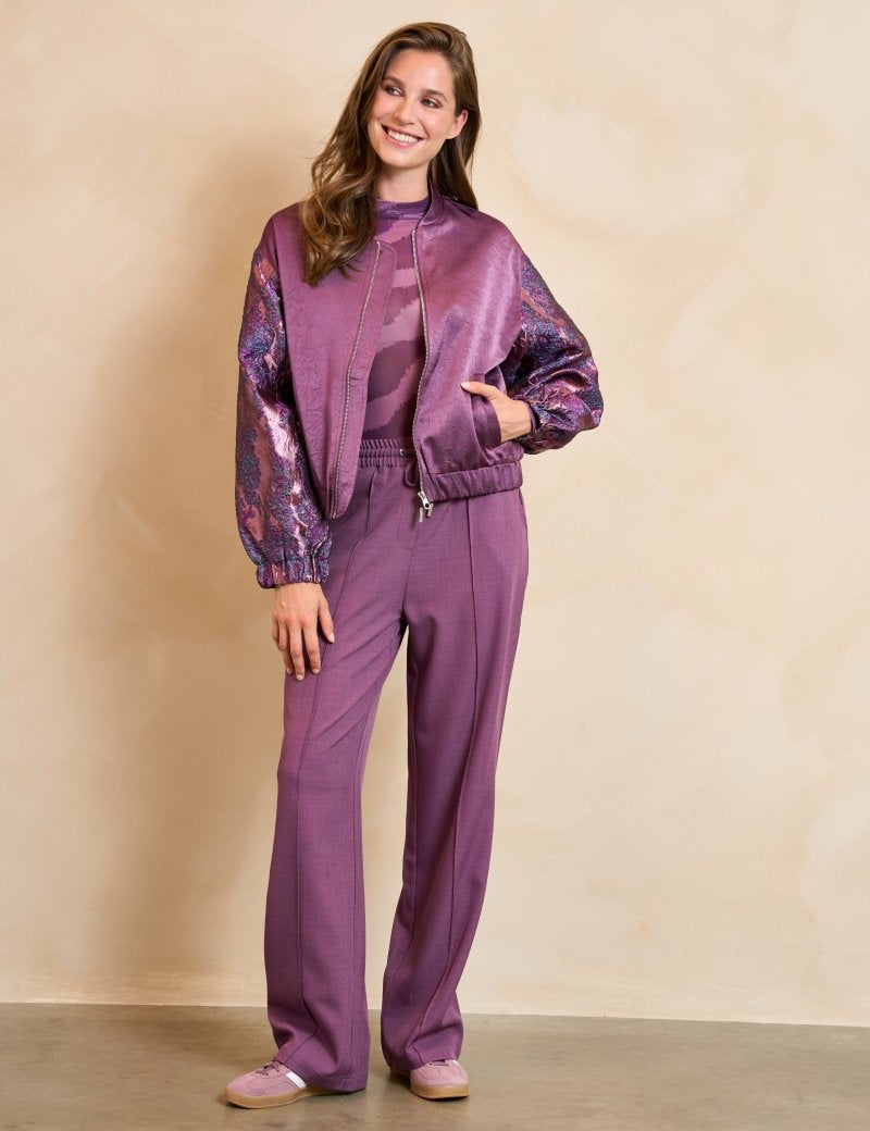 Lofty Manner Jacket Oree Purple – Jassen van Lofty Manner, kleur 34/XS, maat | Jo&Co Club