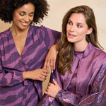 Lofty Manner Jacket Oree | Purple in van gedempt mauve-paars, a-lijn