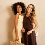 Jurk in Brown | Lofty Manner Pia | Jo&Co Club
