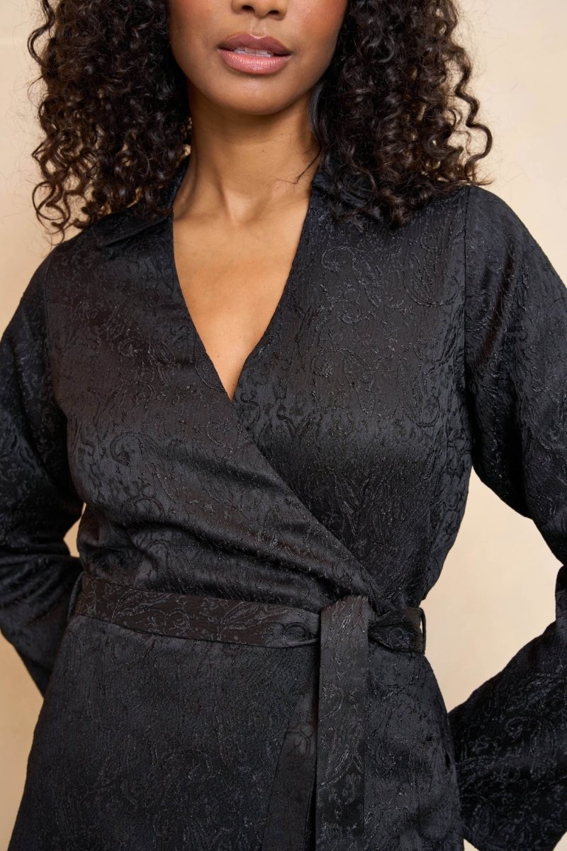 Lofty Manner jurk Thora zwart – Jurken van Lofty Manner, kleur S, maat | Jo&Co