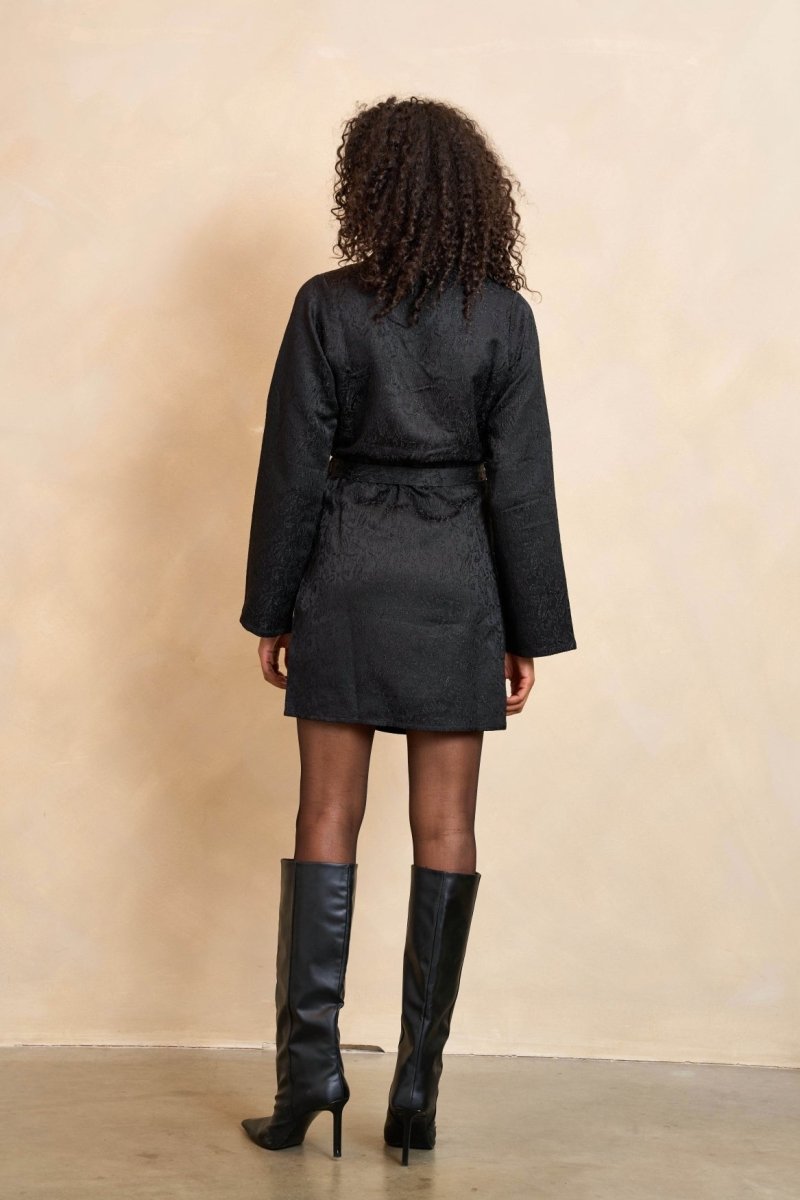 Lofty Manner jurk Thora zwart – Jurken van Lofty Manner, kleur S, maat | Jo&Co