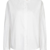 Productfoto witte poplin blouse Lofty Manner Kila, voorkant | Jo&Co Club