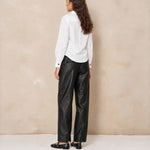Achterkant poplin blouse Lofty Manner Kila – relaxed fit | Jo&Co Club