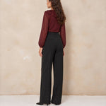 Achterkant blouse Lofty Manner Kio met pofmouwen | Jo&Co Club