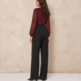 Achterkant blouse Lofty Manner Kio met pofmouwen | Jo&Co Club