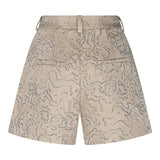 Lofty Manner Short Ninou | Silver in Lichtbeige, korte broek