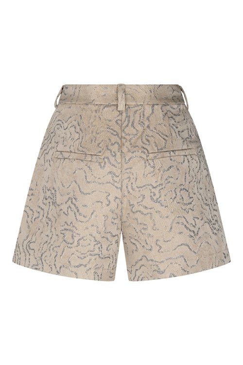 Lofty Manner Short Ninou | Silver in Lichtbeige, korte broek