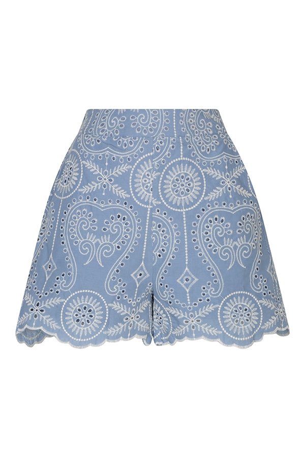 Lofty Manner Short Solee in blauw – foto 2