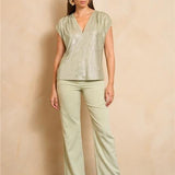Lofty Manner Top Elian in mint met goud