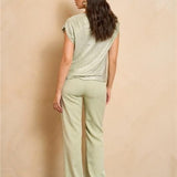 Lofty Manner Top Elian in mint met goud – foto 2