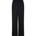 productfoto van de dora pants van lofty manner in zwart met glitters.