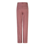 Lofty Manner Trouser Junae | Mauve pink in Stofroze, Straight leg, rechtvallende pijpen, normale taille