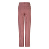 Lofty Manner Trouser Junae | Mauve pink in Stofroze, Straight leg, rechtvallende pijpen, normale taille
