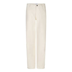 Lofty Manner Trouser Rosema | Ecru in Crèmekleurig, Hoge taille, rechte pijpen met een ruime pasvorm