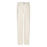 Lofty Manner Trouser Rosema | Ecru in Crèmekleurig, Hoge taille, rechte pijpen met een ruime pasvorm