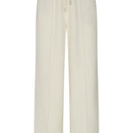 Lofty Manner Trouser Serin | Ecru in Ecru, Relaxed fit met wijde, rechte pijpen