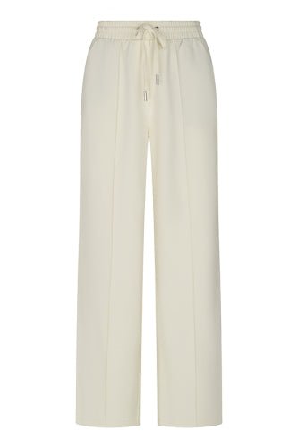 Lofty Manner Trouser Serin | Ecru in Ecru, Relaxed fit met wijde, rechte pijpen