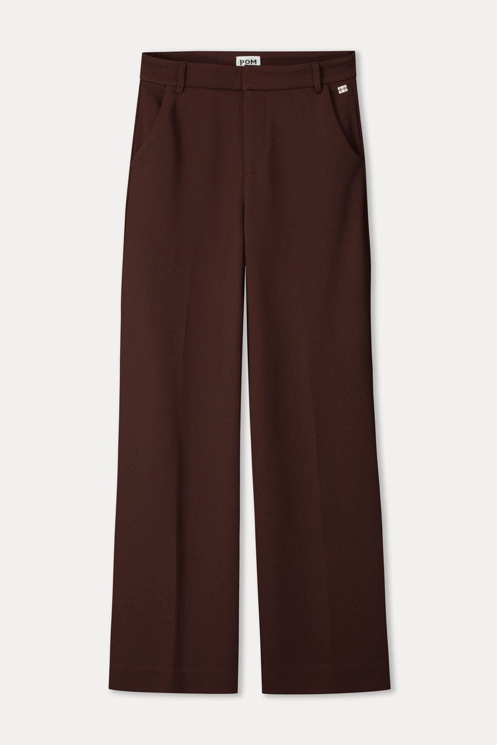 Productfoto bruine pantalon POM Amsterdam Lara | Jo&Co Club