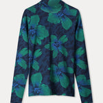 Productfoto coltop met tealgroene bloemen POM Amsterdam Romi | Jo&Co Club