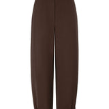 Donkerbruine ballonbroek met knooplipje Ydence Yoko – voorkant | Jo&Co Club