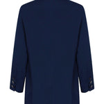 productfoto ydence blazer maisie navy blauw achterkant.