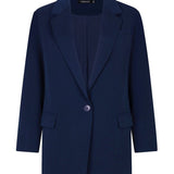 productoto maisie blazer navy blauw voorkant.