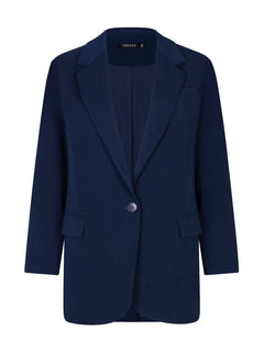 productoto maisie blazer navy blauw voorkant.