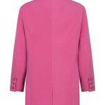 Ydence Blazer Maisie | Roze in Fel fuchsia roze, Rechte, lange pasvorm