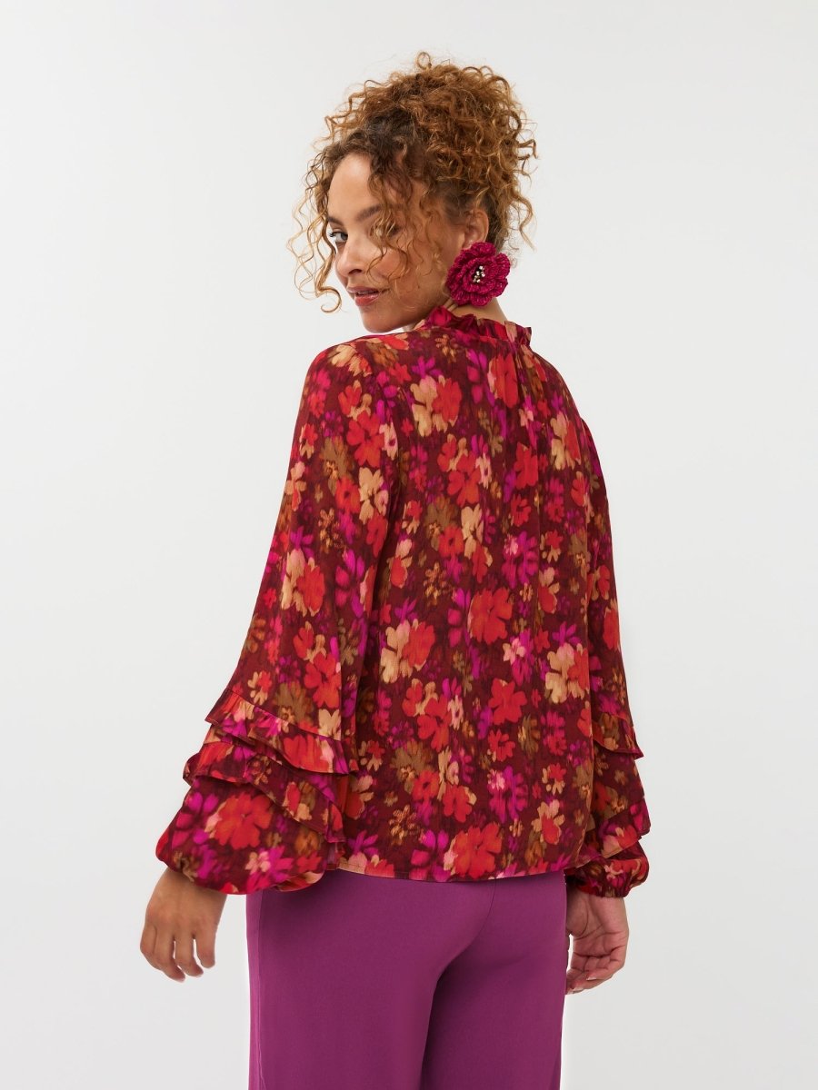 Ydence Blouse Ellie – Blouses van Ydence, kleur XS, maat | Jo&Co