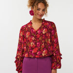 Ydence Blouse Ellie – Blouses van Ydence, kleur XS, maat | Jo&Co
