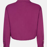 product foto van de achterkant van den Kess blouse van Ydence in de kleur Fuchsia.