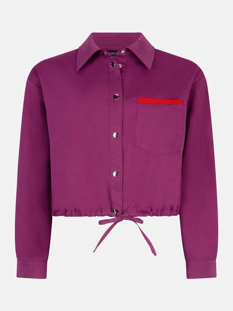 product foto van de Kess blouse van Ydence in de kleur Fuchsia.