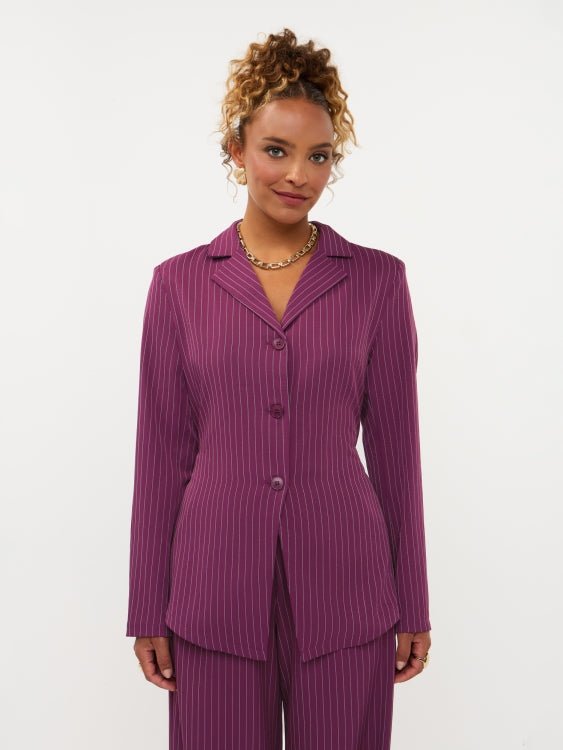 Blouse in pruim | Ydence Shannon | Jo&Co Club