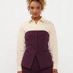 Blouse in ecru | Ydence Vinny | Jo&Co Club