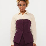 Blouse in ecru | Ydence Vinny | Jo&Co Club