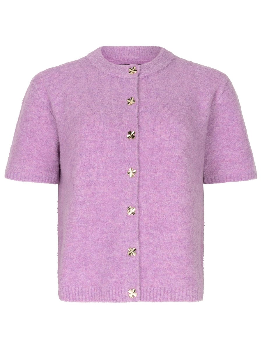 Vrijstaande productfoto van een vest in violet op een witte achtergrond | Ydence Kitty | Jo&Co Club