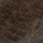 Bruine broek met krokoprint Ydence Leslie – detail van de stof | Jo&Co Club