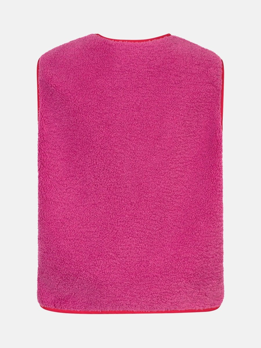 productfot van de achterkant van het teddy puck gilet van ydence.