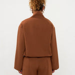 Jasje in camel | Ydence Davis | Jo&Co Club