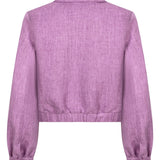 Ydence Jacket Jinte | Paars in lavendelpaars, losvallend