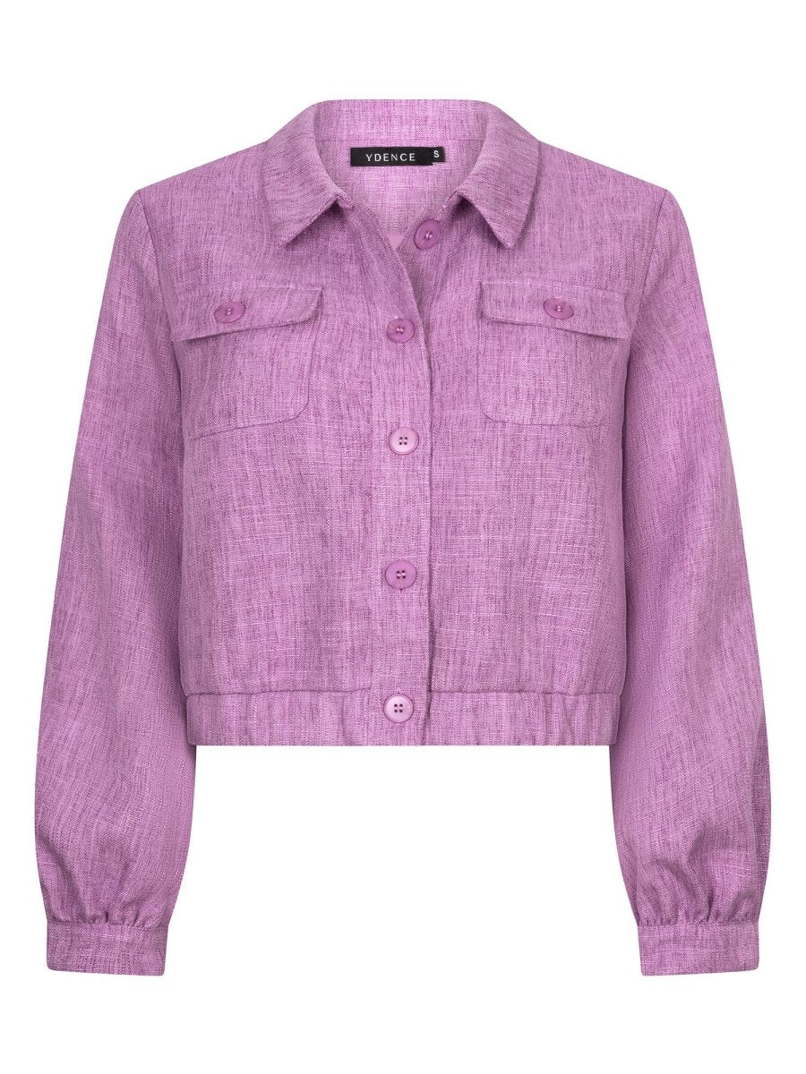 Ydence Jacket Jinte | Paars in Licht lavendelpaars, overshirt